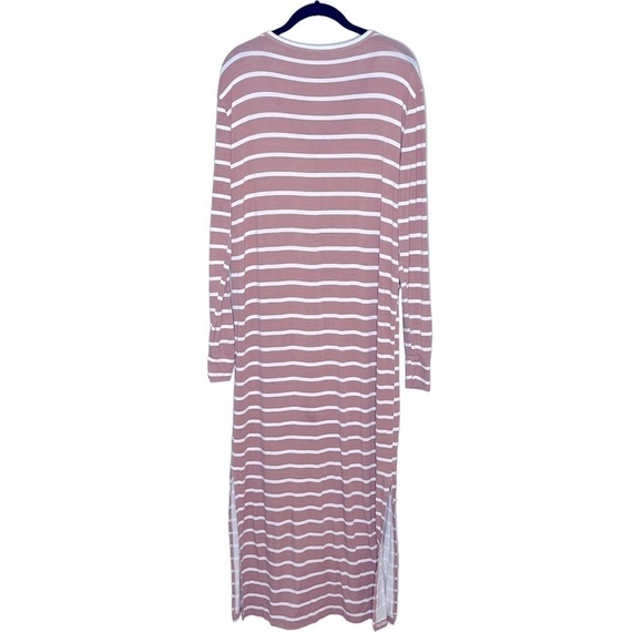 POSH PEANUT Rose Striped Maternity Maxi Dress - Picture 3 of 5